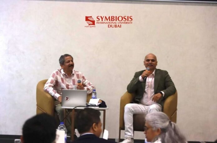 Symbiosis Dubai News, #SYMBInspires, Vikram Sathaye, Sunandan Lele, Higher Education Dubai, SIBM Alumni Event