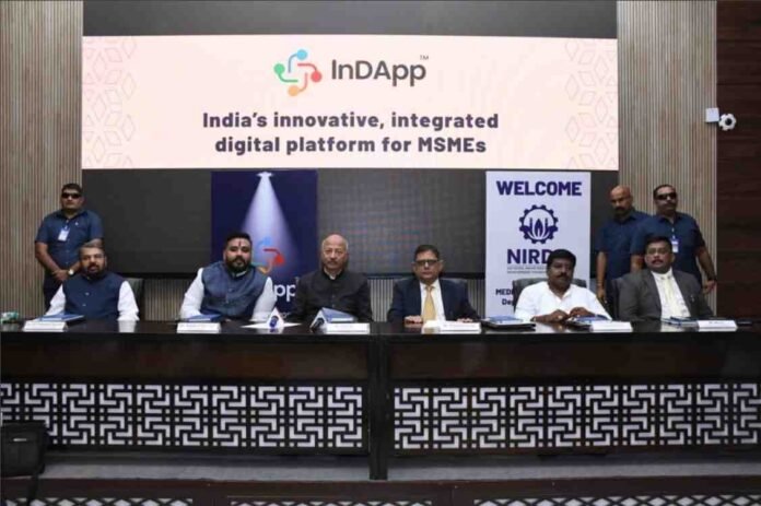 InDApp Launch, NIRDC, India’s Alibaba, MSME News, B2B Marketplace India, Government Schemes App