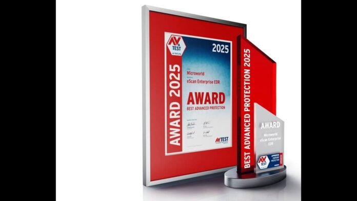 eScan EDR award, AV-TEST corporate security, cybersecurity solutions India, ransomware defense, endpoint protection, enterprise IT security