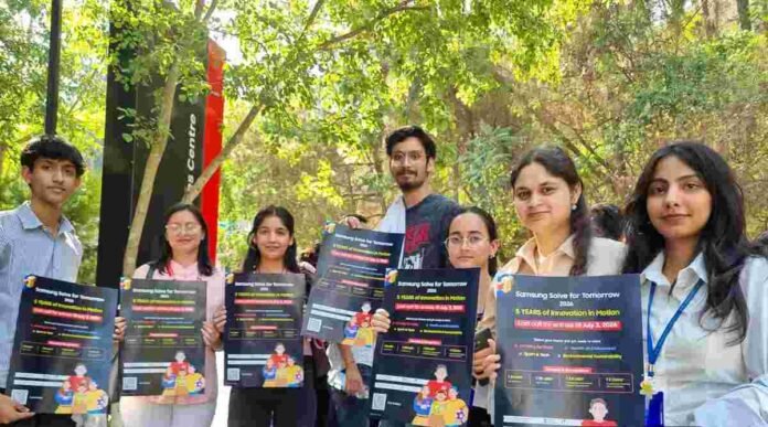 Samsung Solve for Tomorrow, Himachal Pradesh students, Design Thinking Workshop, Samsung India innovation, student innovation program, Shoolini University, youth entrepreneurship, technology solutions, AI innovation, community wellbeing