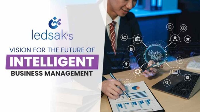 LEDSAK, intelligent business management, AI in business, workflow automation, cloud business solutions
